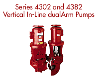 Armstrong 4302 Vertical In-Line dual Arm Pumps
