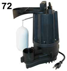 Zoeller Aqua Mate Model 72 - .3 HP - 115 Volt Sump Pump 