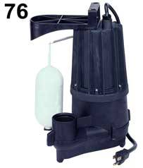 Zoeller Aqua Mate Model 76 - 1/2 HP - 115 Volts Sump Pump