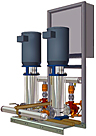 Bell & Gossett 70VS-MS Multistage Pressure Booster Pump Package
