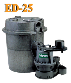 Myers ED25 - 1/4 HP Sink Pump System