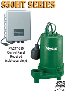 Myers S50HT Series -High Capacity Submersible Pump