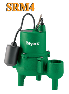 Myers SRM4 Series - 4/10 HP Sewage Pump