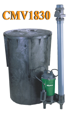 Myers CMV1830 Series - Pack Sewage Ejector Pump System
