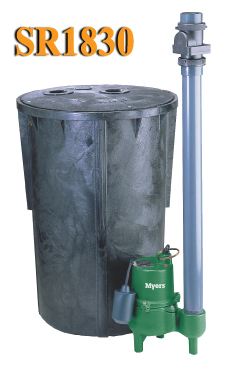 Myers SR1830 - Packaged Simplex Sewage Pump System