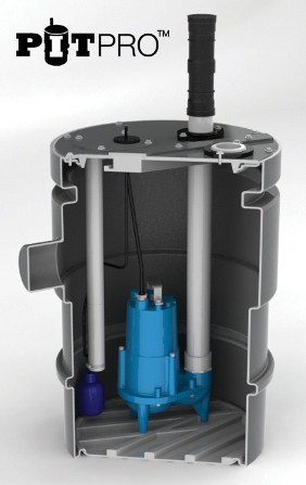 Barnes Submersible Non-Clog Pump SEV412ASPI