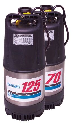 Barnes Portable Submersible Pump 126