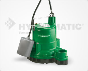 Hydromatic 1/3 HP Cast Iron, Tethered Switch Sump Pumps