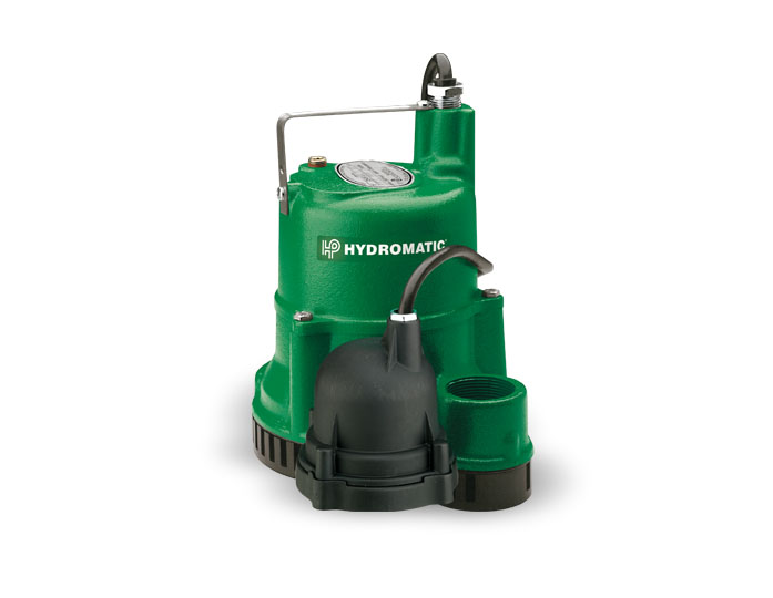Hydromatic 1/3 HP Cast Iron, Tethered Switch Sump Pumps 