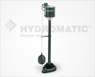 Hydromatic 1/3 HP Thermoplastic Pedestal Sump Pumps