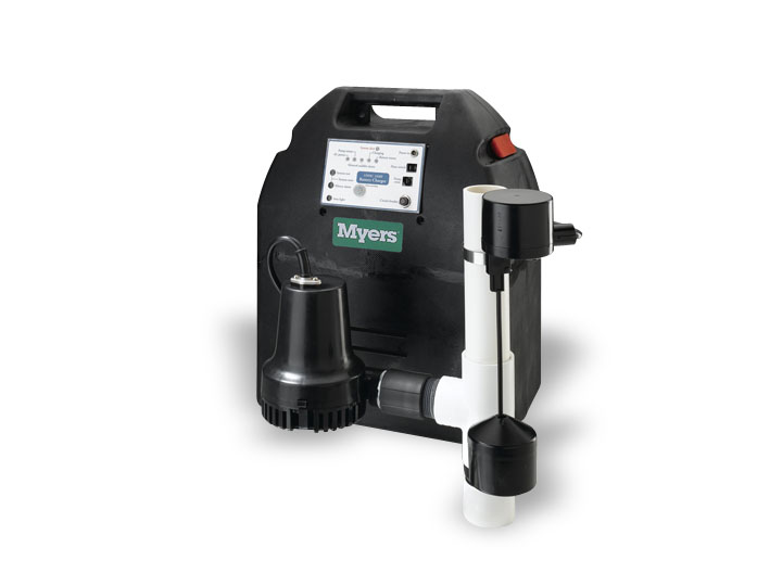 Myers MBSP-01 12 Volt Battery Standby Sump Pump System, 30 GPM 